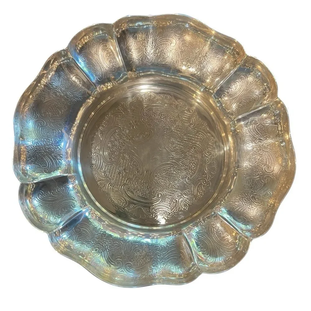 Barker Ellis made in England silver plate dish